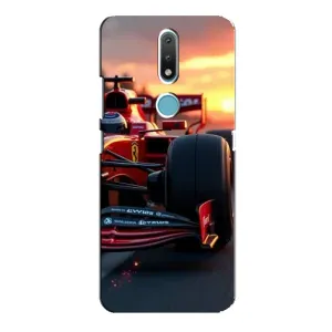 Чехол с принтом «Макларен на закате» для Nokia 2.4