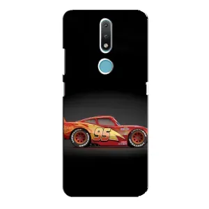 Чехол с принтом «Маквин номер 95» для Nokia 2.4