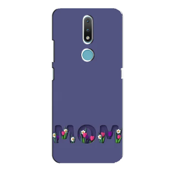 Чехол с принтом «Мама в цветах» для Nokia 2.4
