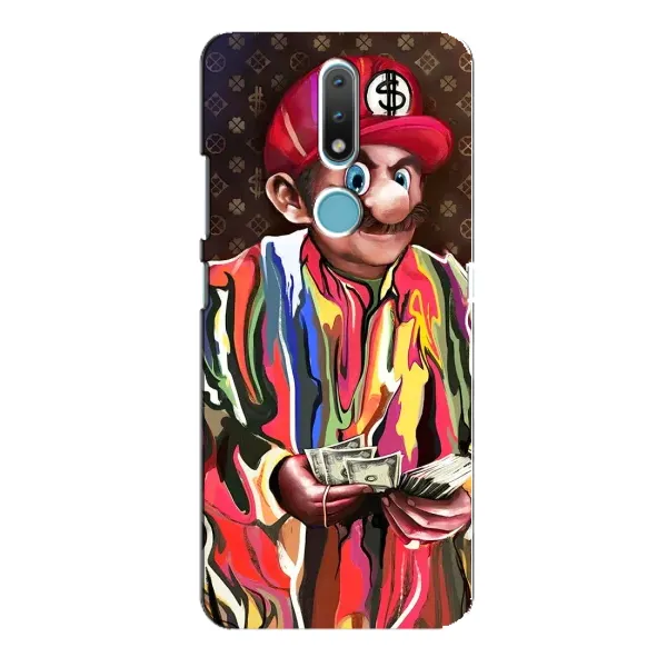 Чехол с принтом «Mario LV» для Nokia 2.4