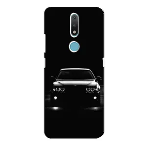Чохол для Нокія 2.4 - з принтом БМВ (AlphaPrint) (Машина BMW)