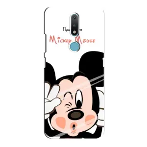 Міккі Маус чохол для Nokia 2.4 (AlphaPrint - Мультяшні) (Маус Міккі)