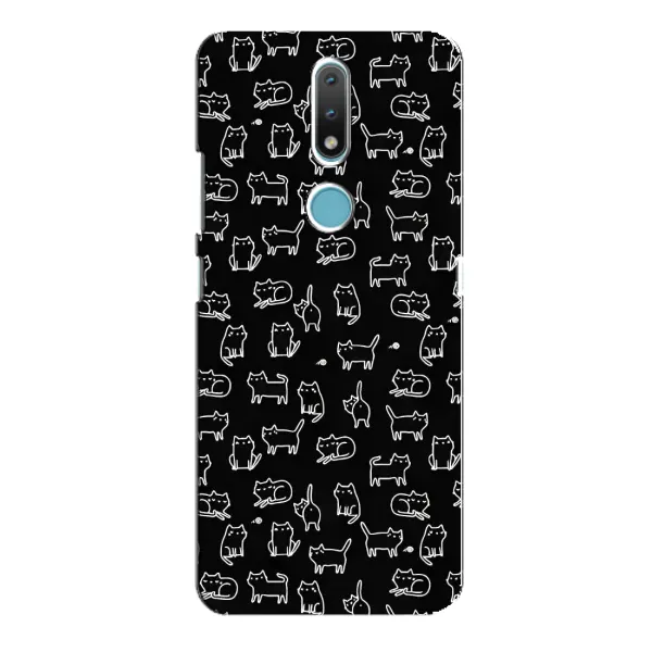 Чехол с принтом «Меленькие котики» для Nokia 2.4