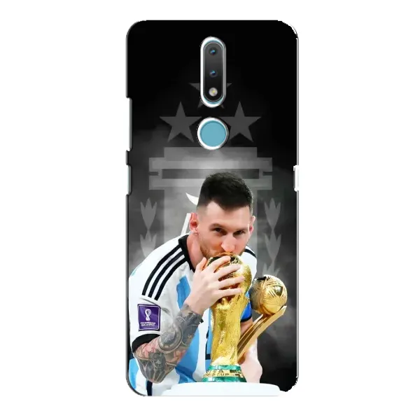 Чехол с принтом «Месси Чемпион» для Nokia 2.4 Чехол с принтом «Месси Чемпион» для Nokia 2.4