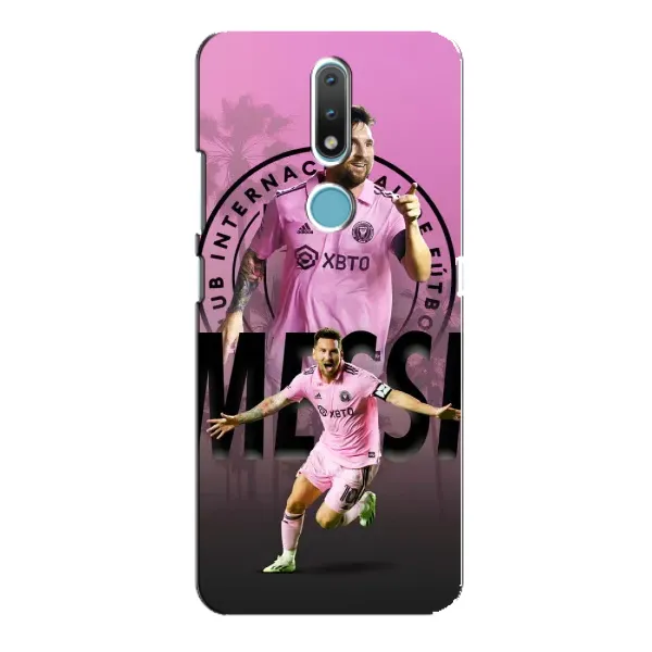 Чехол с принтом «Messi Miami» для Nokia 2.4