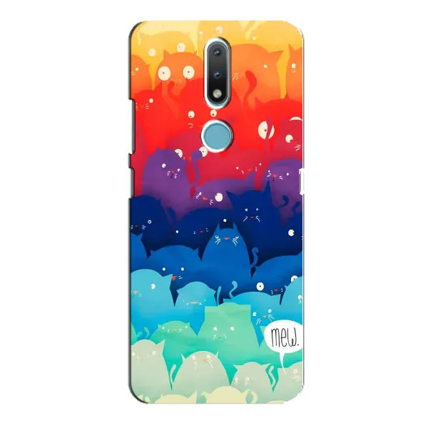 Чохол з принтом «Mew» для Nokia 2.4 Чохол з принтом «Mew» для Nokia 2.4