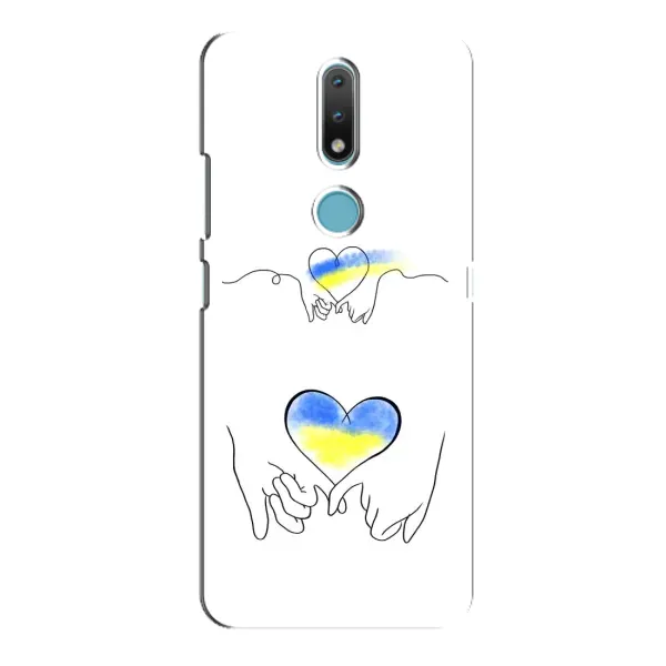Чехол с принтом «Мир Украине» для Nokia 2.4 Чехол с принтом «Мир Украине» для Nokia 2.4