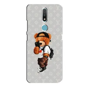 Бренднові Чохли для Nokia 2.4 - (PREMIUMPrint) (Ведмедик Луі)