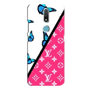 Бренднові Чохли для Nokia 2.4 - (PREMIUMPrint) (Мода LV)