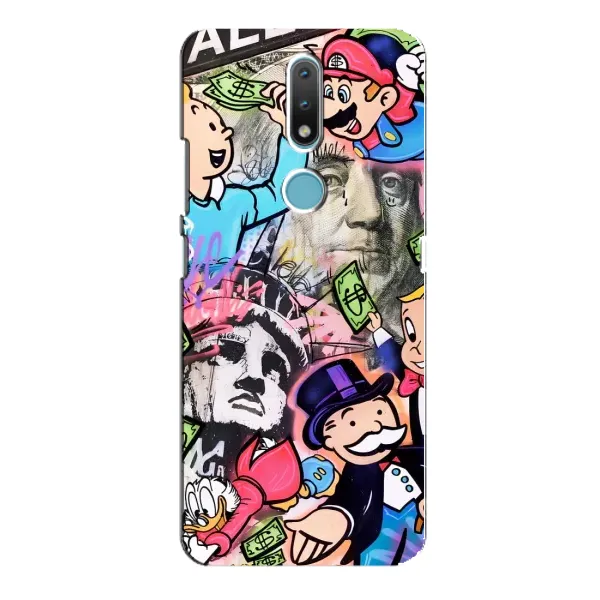 Чехол с принтом «Monopoly man» для Nokia 2.4