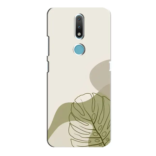 Чохол з принтом «Зелена монстера дизайн» для Nokia 2.4