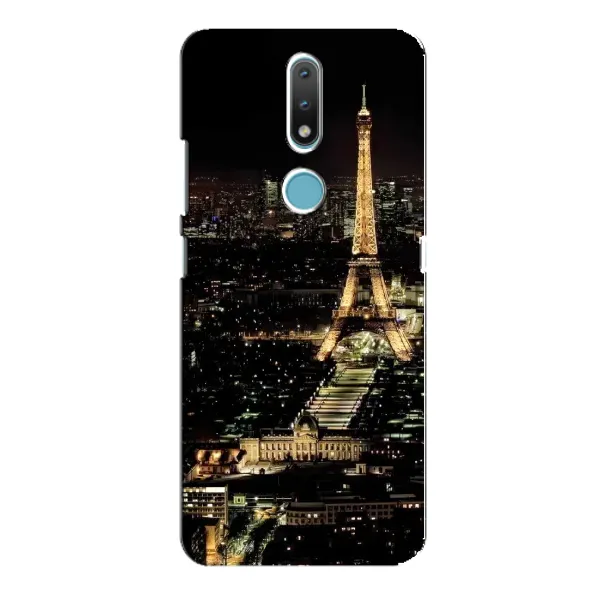 Чохол з принтом «Нічний Париж» для Nokia 2.4
