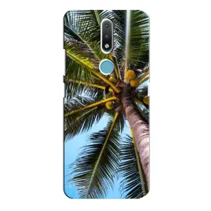 Силіконовий чохол з КАРТИНКАМИ літо для Nokia 2.4 (AlphaPrint) (Пальма)