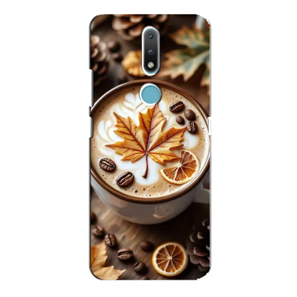 Чехол с принтом «Пряный кофе» для Nokia 2.4