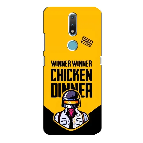 Чехол с принтом «Pubg шлем» для Nokia 2.4