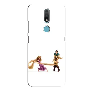 Чехол с принтом «Рапунцель и Флин» для Nokia 2.4