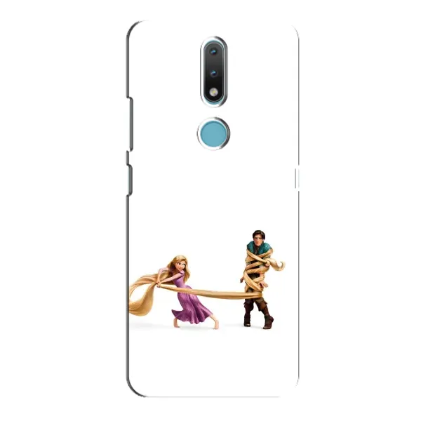 Чехол с принтом «Рапунцель и Флин» для Nokia 2.4