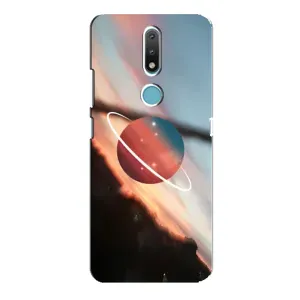 Чохол з принтом «Сатурн» для Nokia 2.4