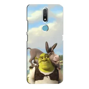 Чехол с принтом «Шрек и Осел» для Nokia 2.4