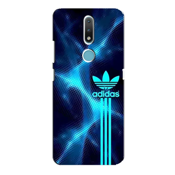Чехол с принтом «Синий Адидас» для Nokia 2.4