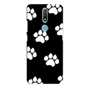 Чохли з собаками для Nokia 2.4 (VPrint) (Сліди собаки)