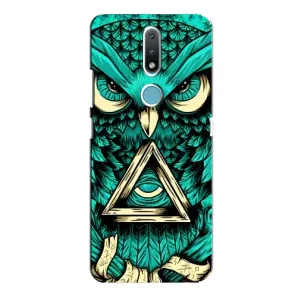 Чохол з пташками на Nokia 2.4 (VPrint) (Сова з оком)