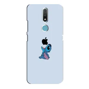 Чехол с принтом «Stitch apple» для Nokia 2.4