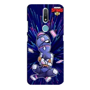Чехлы Brawl Stars для Nokia 2.4 (AlphaPrint) (Тара)
