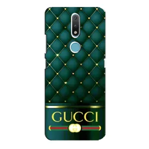 Чохли  GUCCI для Нокія 2.4 (AlphaPrint) (Текстура Гуччі)