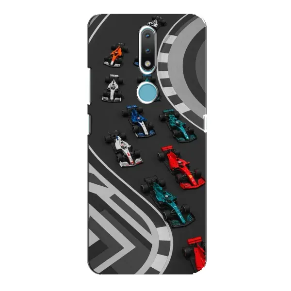 Чехол с принтом «Трасса Ф1» для Nokia 2.4
