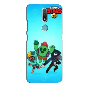 Чехлы Brawl Stars для Nokia 2.4 (AlphaPrint) (Тріо героїв)