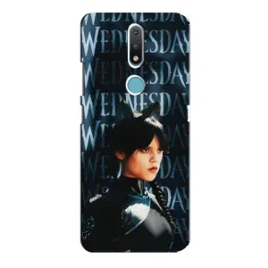 Чохли Венсдей на Nokia 2.4 Уенсдей (AlphaPrint) (Венздей кішка)