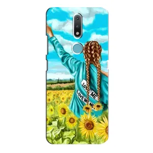 Чохол для Патріота України Nokia 2.4 - (AlphaPrint) (Україночка)