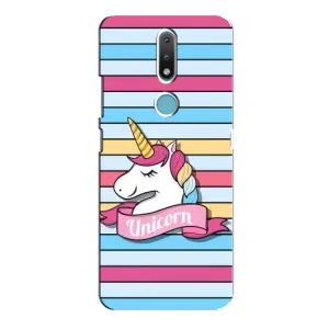 Чохол для Нокія 2.4 - (Єдинорожки - Новинки) (AlphaPrint) (Unicorn)
