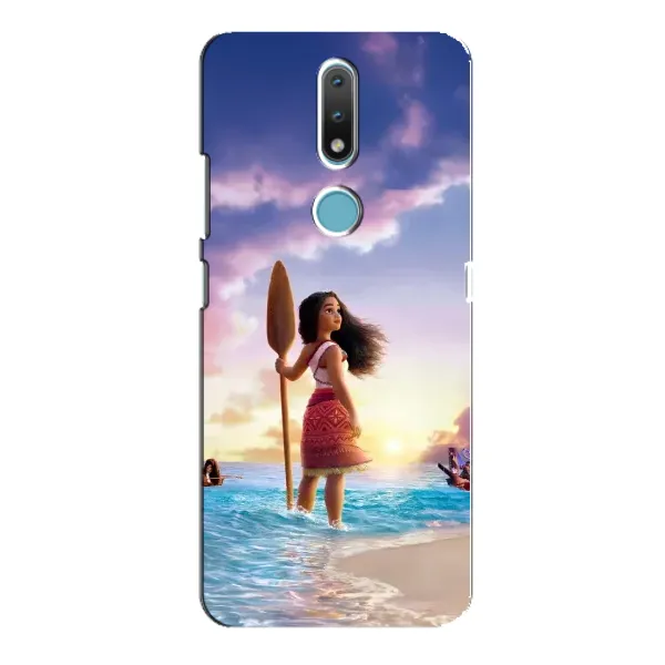 Чехол с принтом «Моана с веслом» для Nokia 2.4