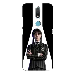 Чохли Венсдей на Nokia 2.4 Уенсдей (AlphaPrint) (W-Wednesday)