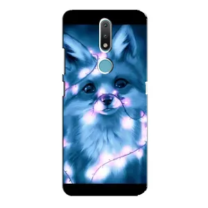 Чохли з картинкою Лисичка для Nokia 2.4 (VPrint) (Яскрава лисичка)