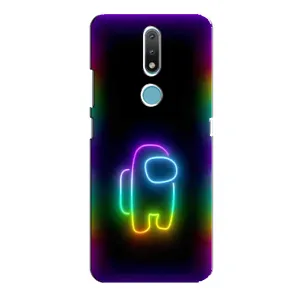 Чохли Амонг Ас для Nokia 2.4 (AlphaPrint) (Яскравий скін)