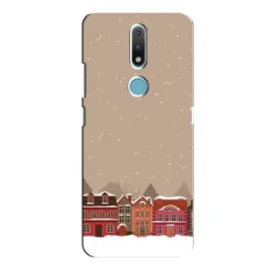 Новорічні, Святкові Чохли для Nokia 2.4 - 2024 год (Зимове місто)