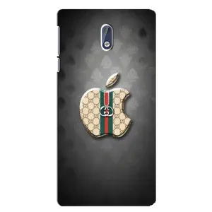 Чохол з принтом «Apple gucci» для Nokia 3.1