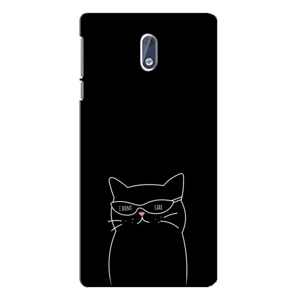 Чохол з принтом «Байдужий кіт» для Nokia 3.1 Чохол з принтом «Байдужий кіт» для Nokia 3.1