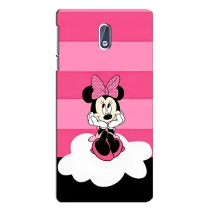 Міккі Маус чохол для Nokia 3.1 (AlphaPrint - Мультяшні) (Дівчинка Maus)