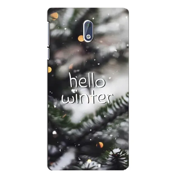Чехол с принтом «Hello winter» для Nokia 3.1