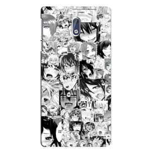 Анимешный чехол для Nokia 3.1 (Ahegao manga)