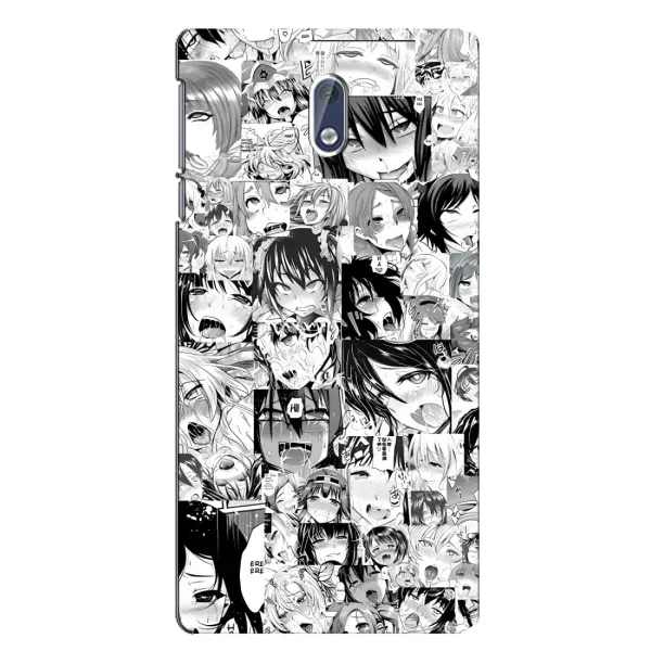 Чехол с принтом «Ahegao manga» для Nokia 3.1