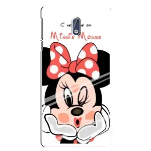 Міккі Маус чохол для Nokia 3.1 (AlphaPrint - Мультяшні) (Маус Мінні)