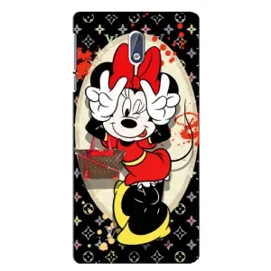 Чехол Disney Mouse Nokia 3.1 (PREMIUMPrint) (Минни peace)