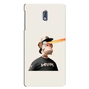 Чохли з Мавпами NFT для Nokia 3.1 (AlphaPrint) (мавпа NFT в окулярах)