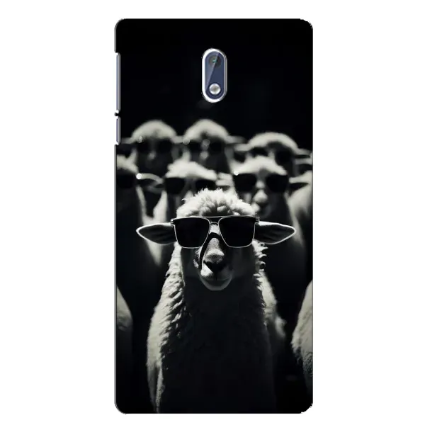Чохол з принтом «Овечка в окулярах» для Nokia 3.1