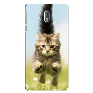 Чохли з Котиками для Nokia 3.1 (VPrint) (Прижок кота)